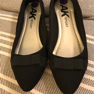 Black flats AK Sport size 8 1/2 M